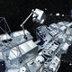 A conceptual image of a space elevator (Credit: Obayashi Corporation)